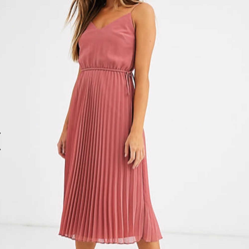 Spaghetti strap midi dress